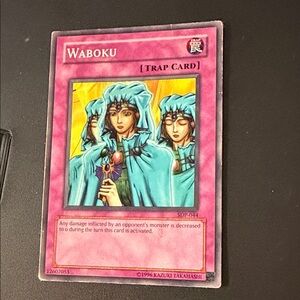 Yu-Gi-Oh! Waboku Trap Card - Pink